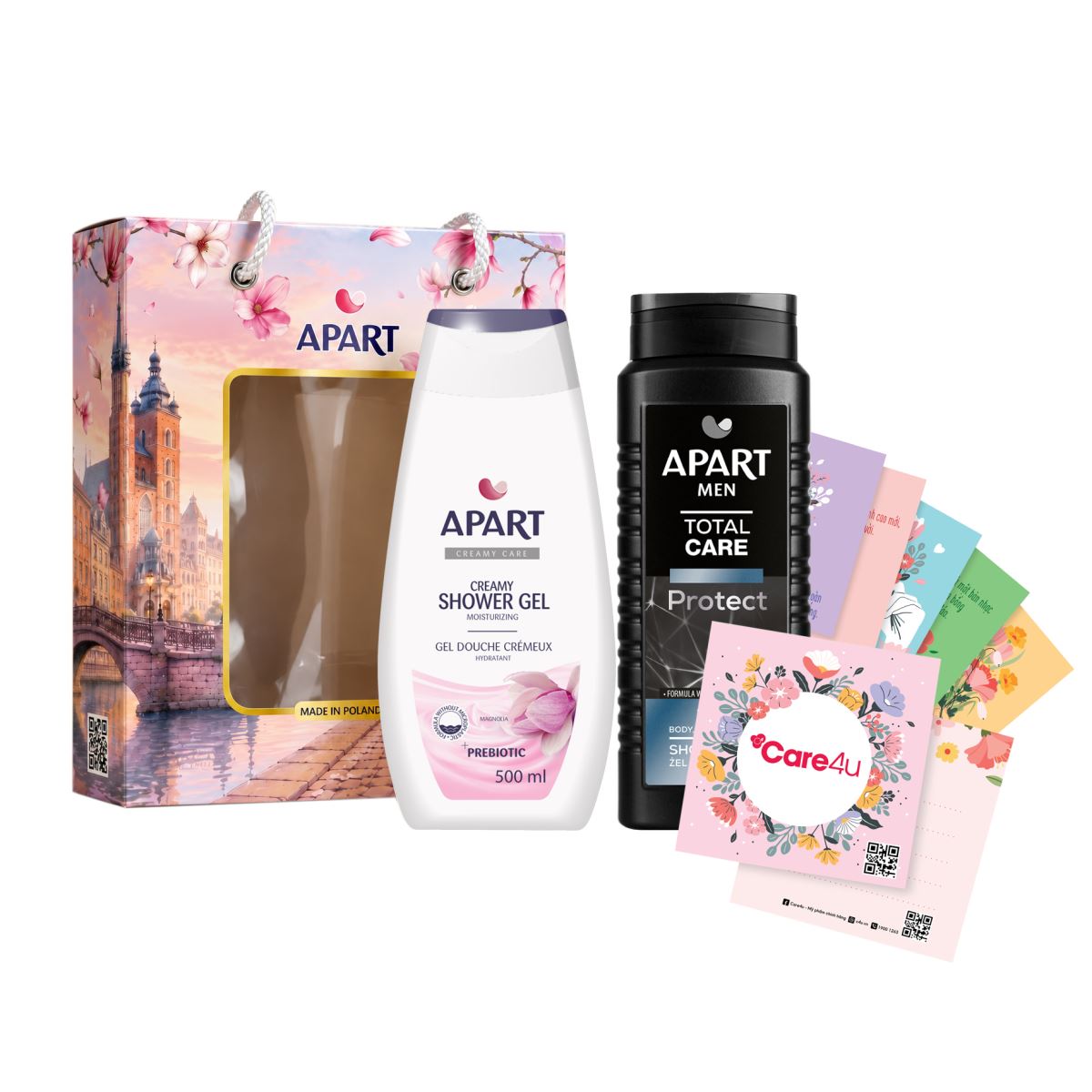 Bộ quà Sữa tắm Apart SET APART Total CARE SHOWER